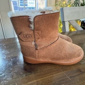 UGG Chesnut Brown Keelan Toddler Size 8 Shearling Boots